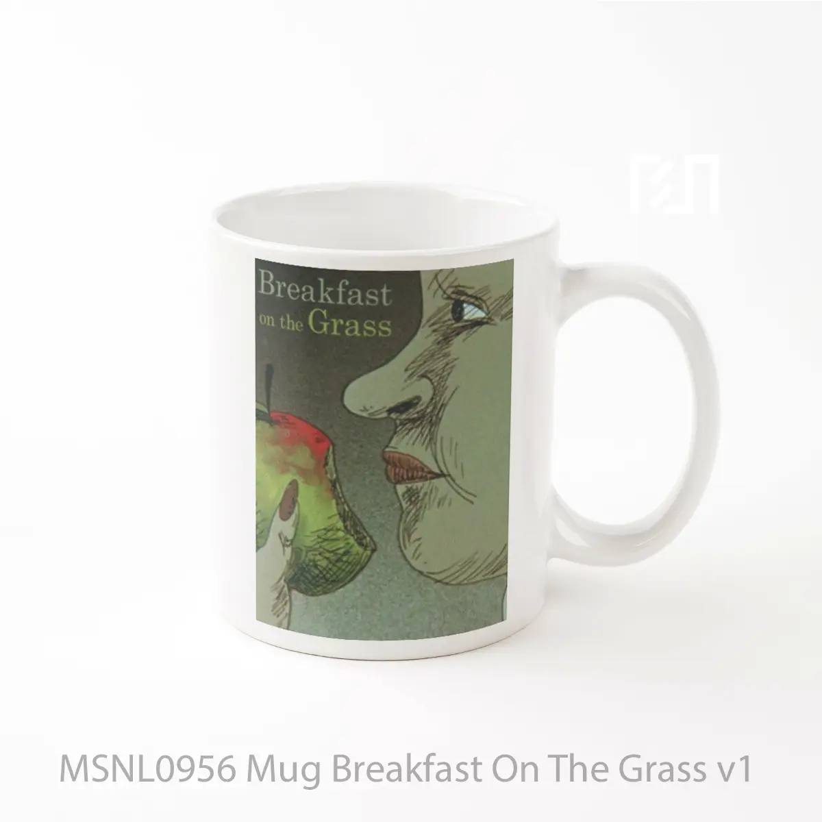 Mug Breakfast On The Grass V1 Gelas Keramik Tema Film MSNL0956