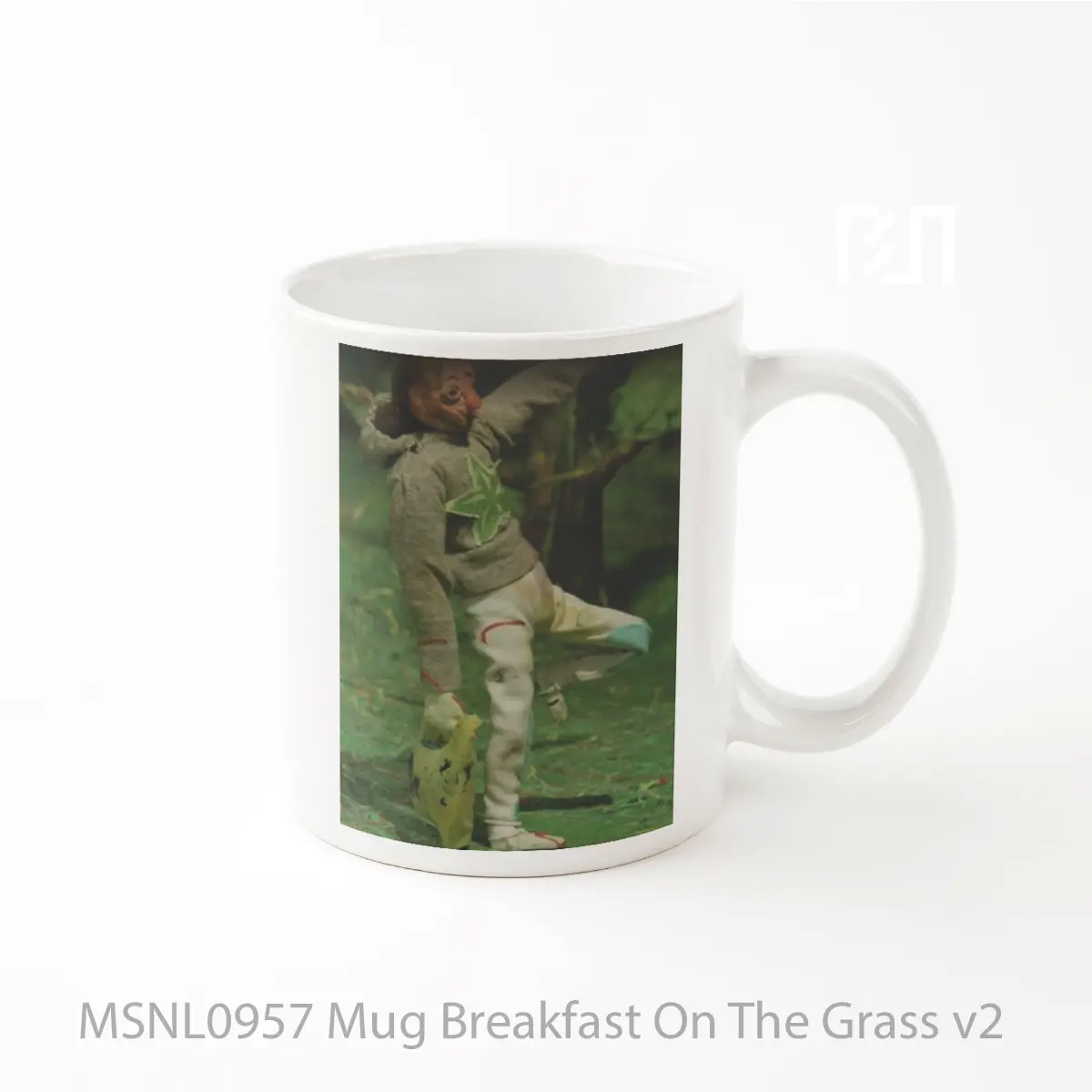 Mug Breakfast On The Grass V2 Gelas Keramik Tema Film MSNL0957