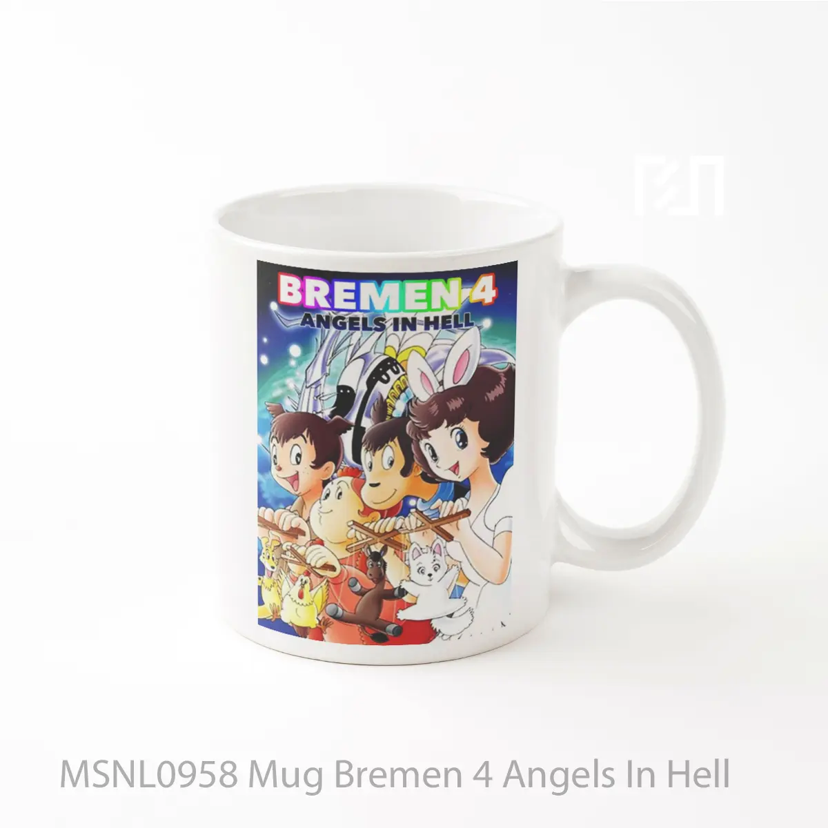Mug Bremen 4 Angels In Hell Gelas Keramik Tema Film MSNL0958