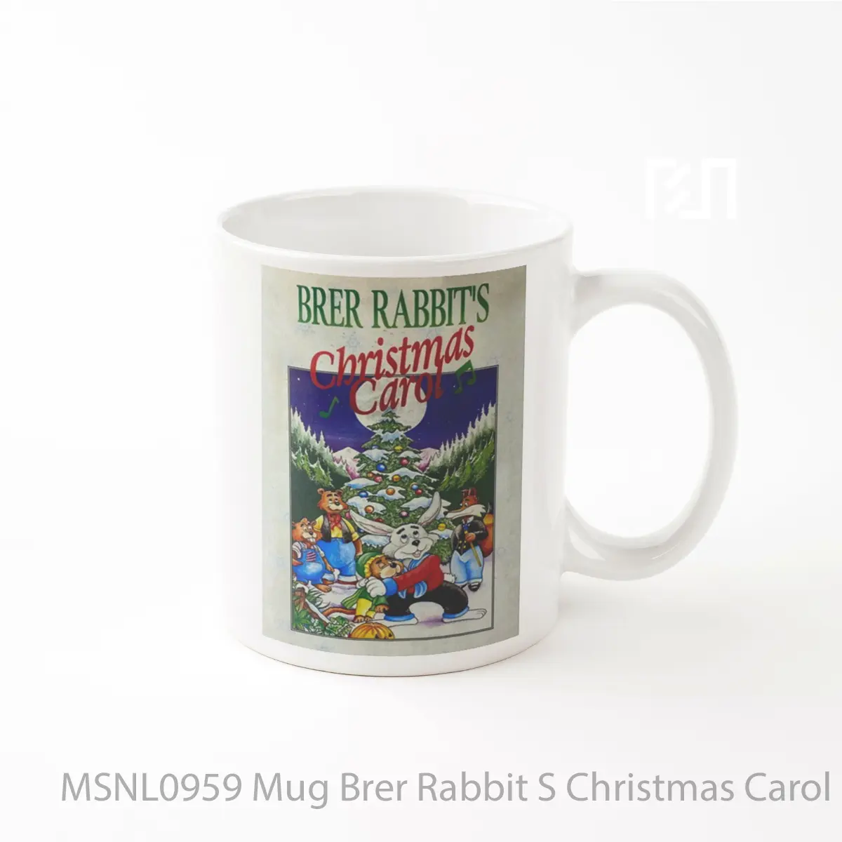 Mug Brer Rabbit S Christmas Carol Gelas Keramik Tema Film MSNL0959