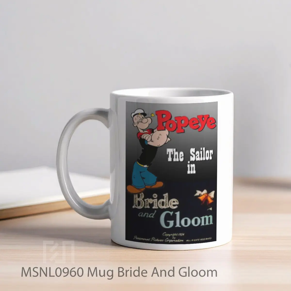 Mug Bride And Gloom Gelas Keramik Tema Film MSNL0960 - Tampak Kiri