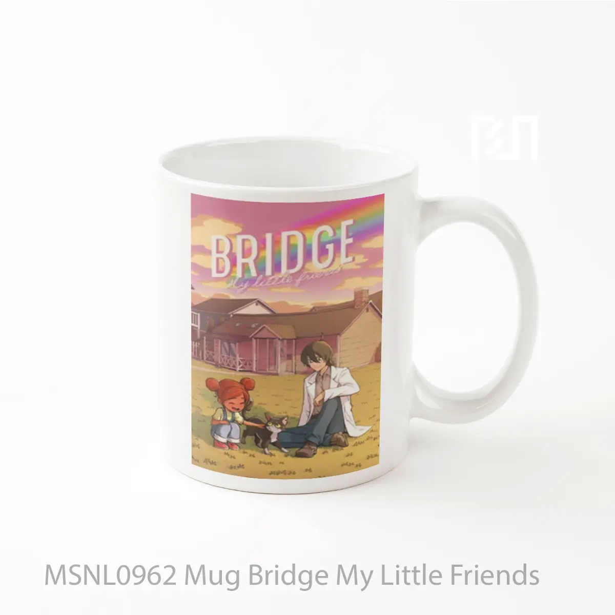 Mug Bridge My Little Friends Gelas Keramik Tema Film MSNL0962