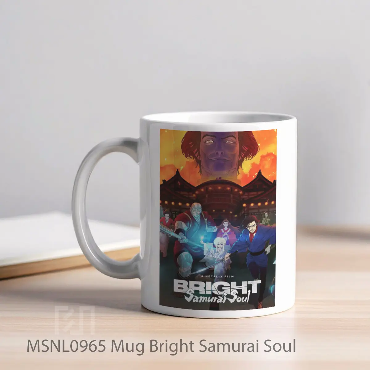 Mug Bright Samurai Soul Gelas Keramik Tema Film MSNL0965 - Tampak Kiri