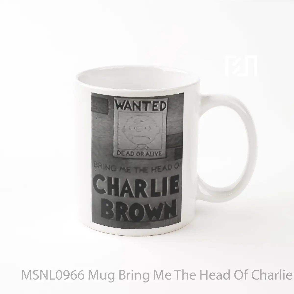 Mug Bring Me The Head Of Charlie Brown Gelas Keramik Tema Film MSNL0966