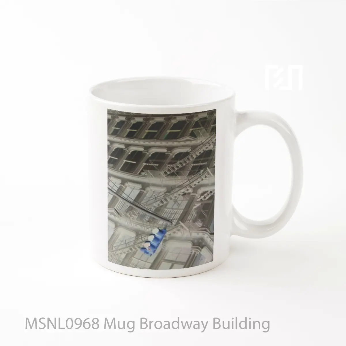 Mug Broadway Building Gelas Keramik Tema Film MSNL0968