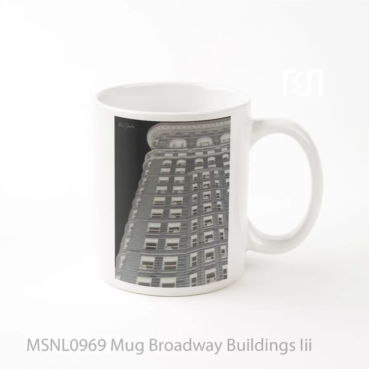 Mug Broadway Buildings Iii Gelas Keramik Tema Film MSNL0969