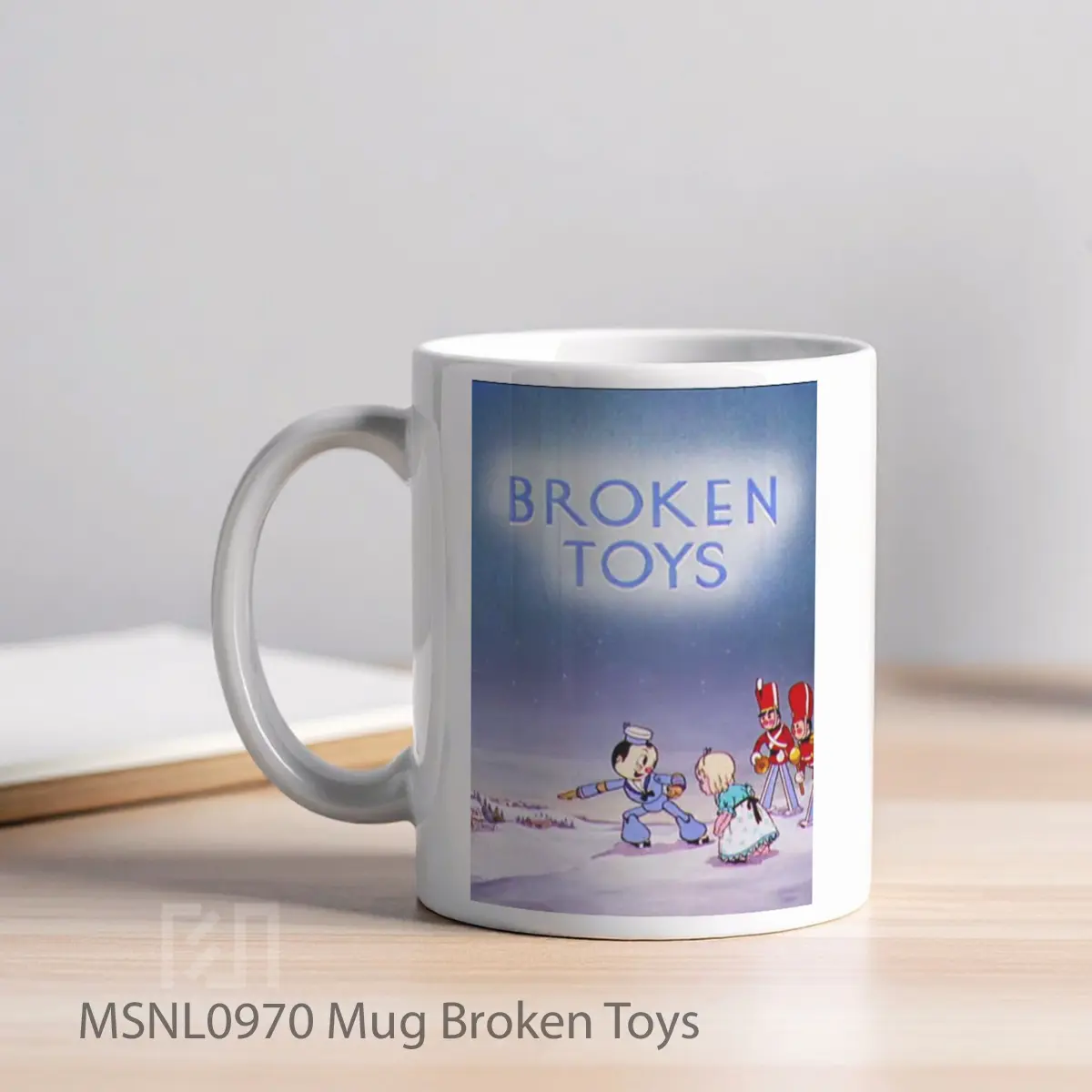 Mug Broken Toys Gelas Keramik Tema Film MSNL0970 - Tampak Kiri