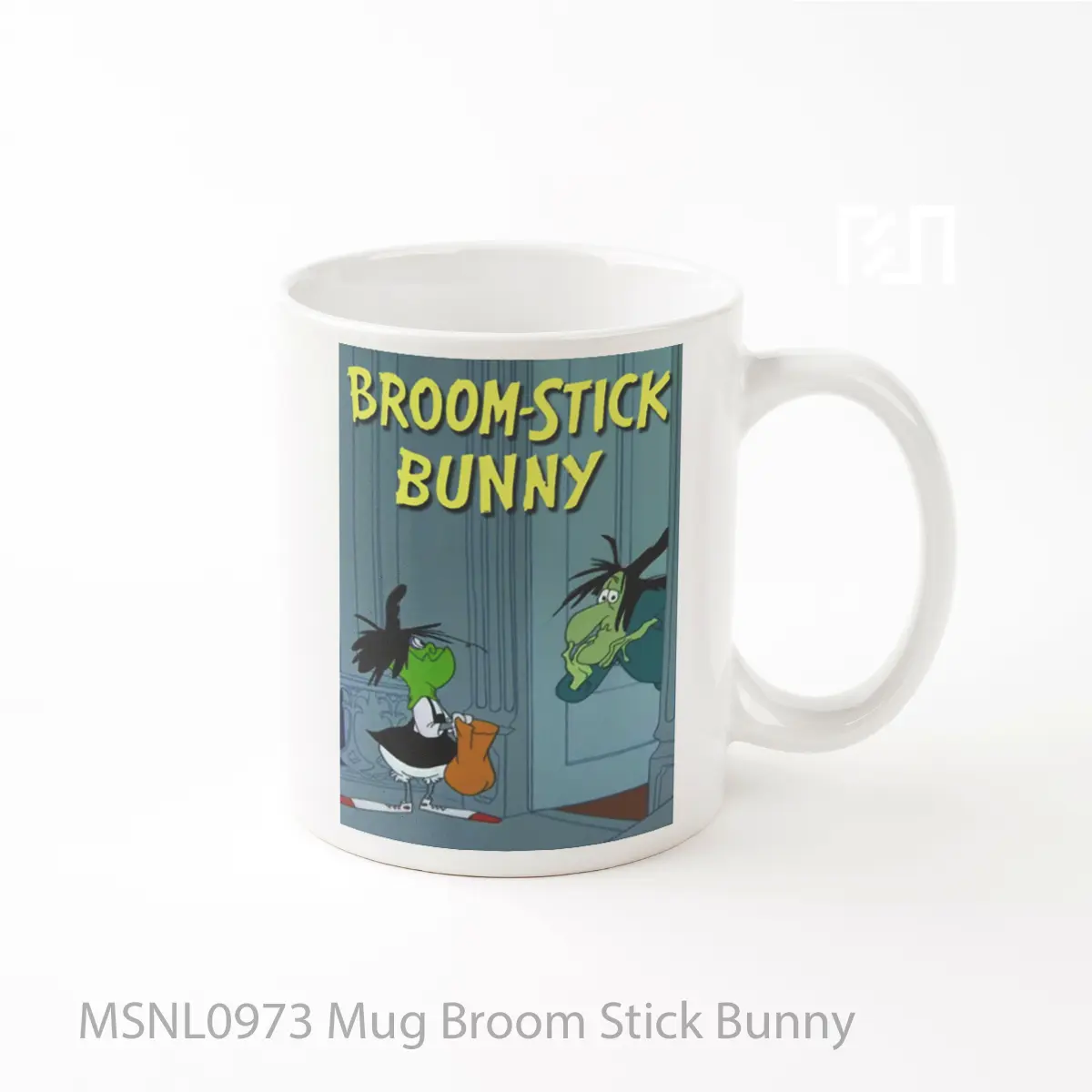 Mug Broom Stick Bunny Gelas Keramik Tema Film MSNL0973