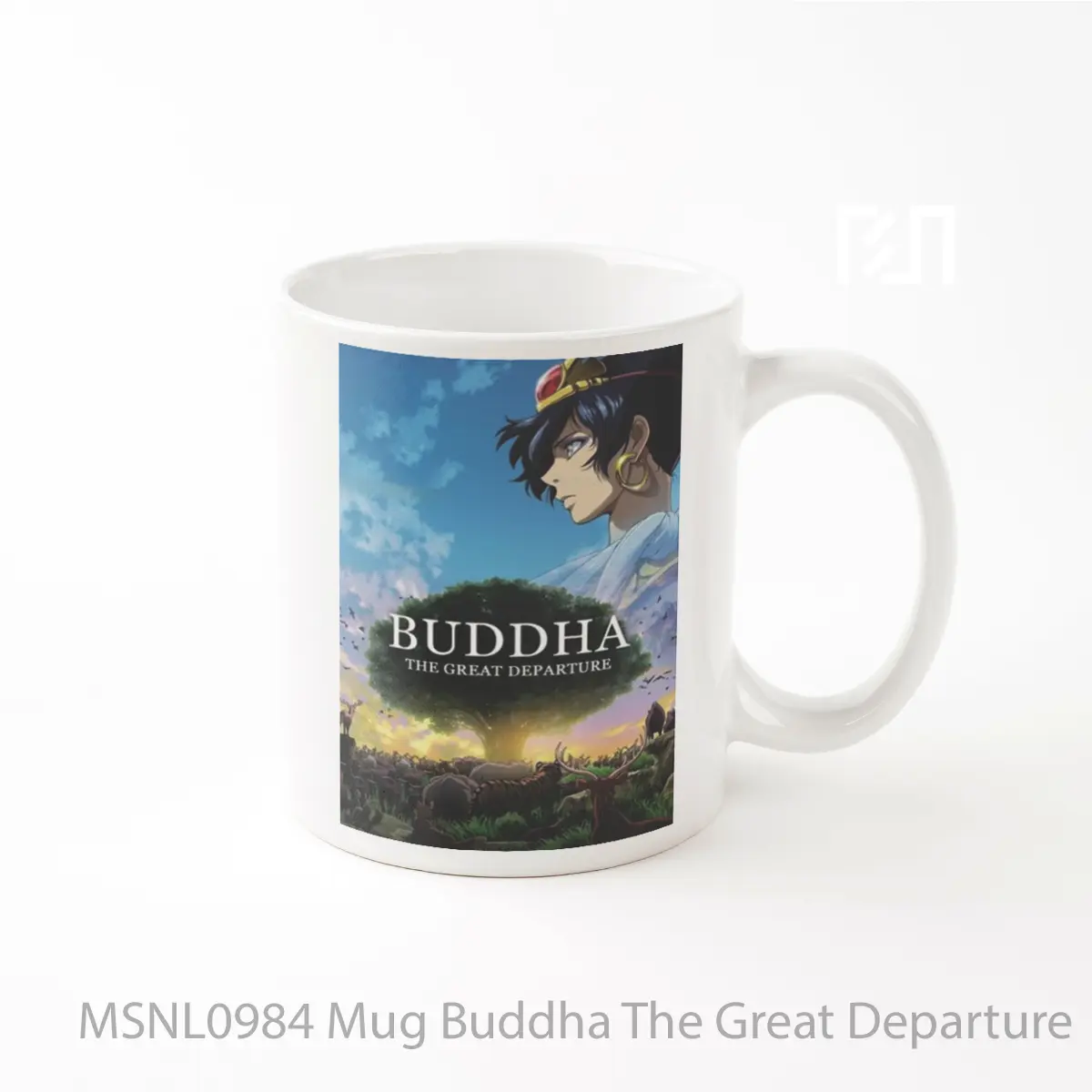 Mug Buddha The Great Departure Gelas Keramik Tema Film MSNL0984