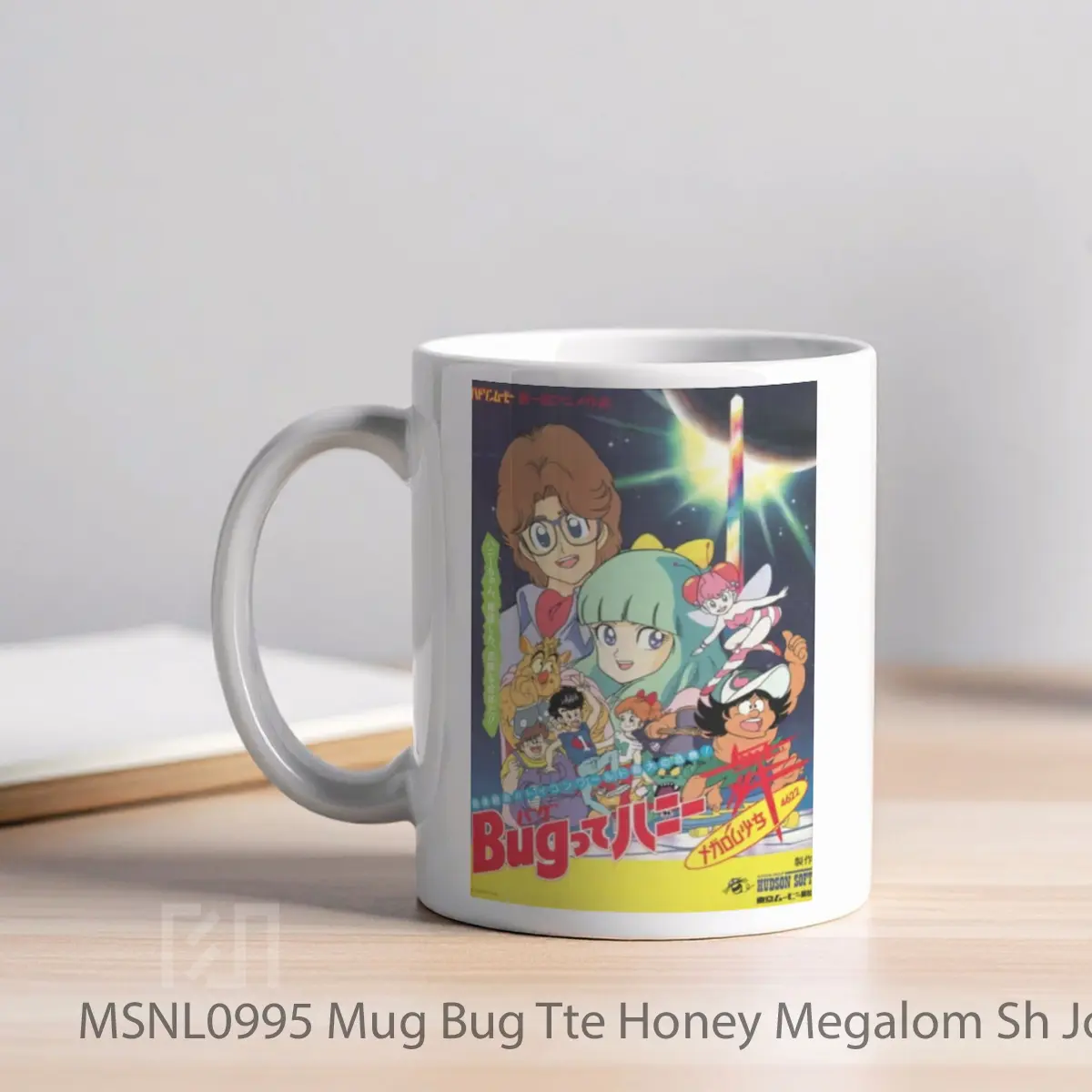 Mug Bug Tte Honey Megalom Sh Jo Rondo 4622 Gelas Keramik Tema Film MSNL0995 - Tampak Kiri