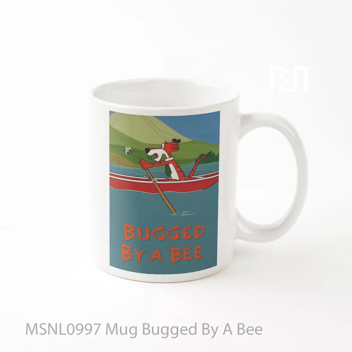 Mug Bugged By A Bee Gelas Keramik Tema Film MSNL0997