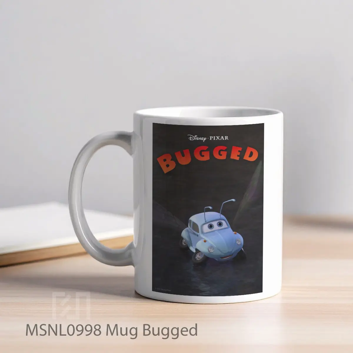 Mug Bugged Gelas Keramik Tema Film MSNL0998 - Tampak Kiri