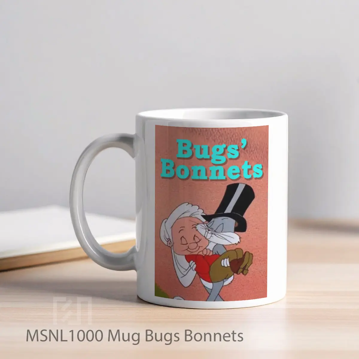 Mug Bugs Bonnets Gelas Keramik Tema Film MSNL1000 - Tampak Kiri