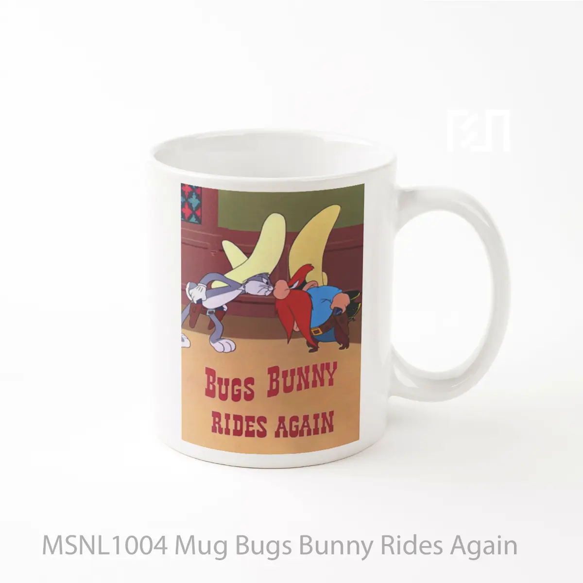 Mug Bugs Bunny Rides Again Gelas Keramik Tema Film MSNL1004