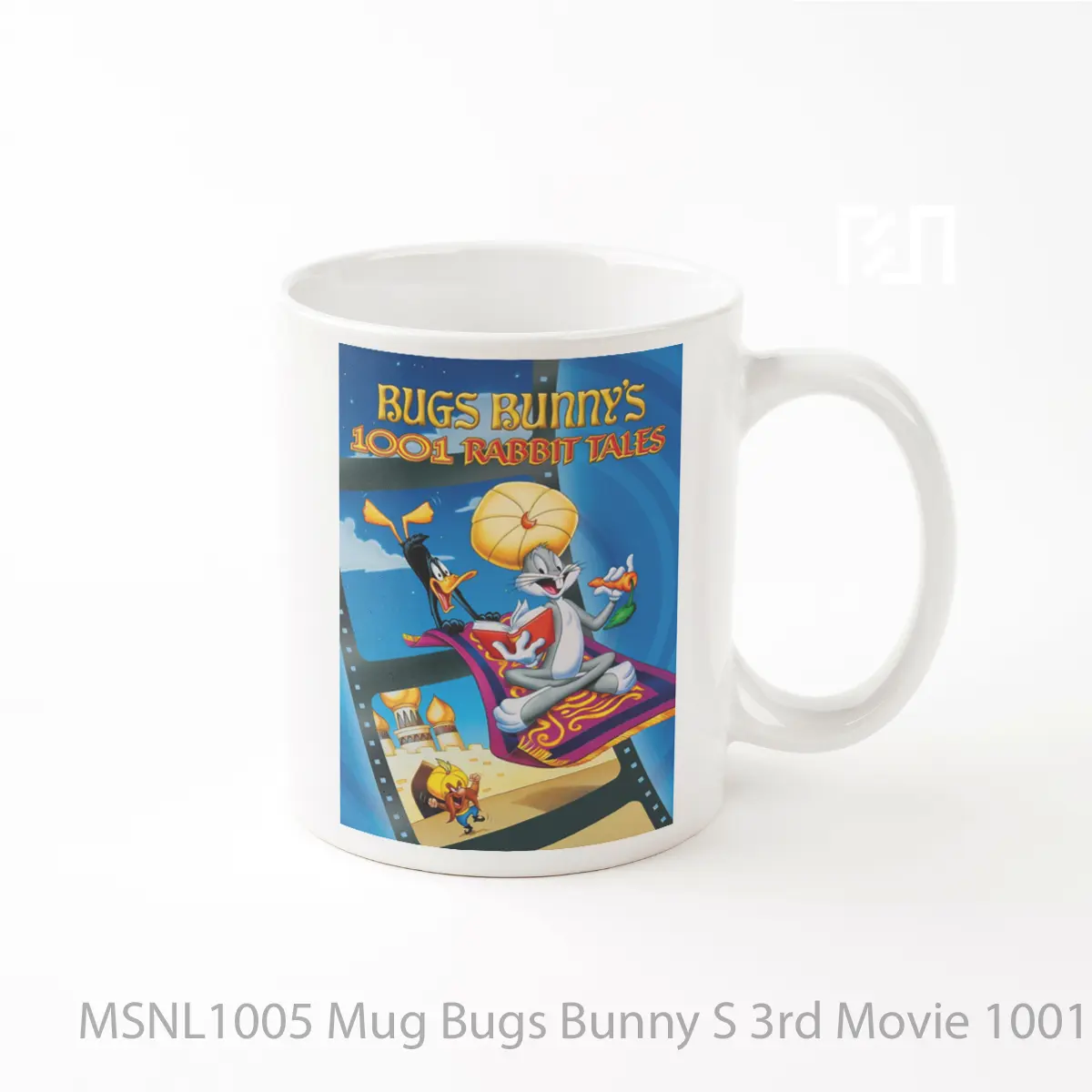 Mug Bugs Bunny S 3rd Movie 1001 Rabbit Tales Gelas Keramik Tema Film MSNL1005
