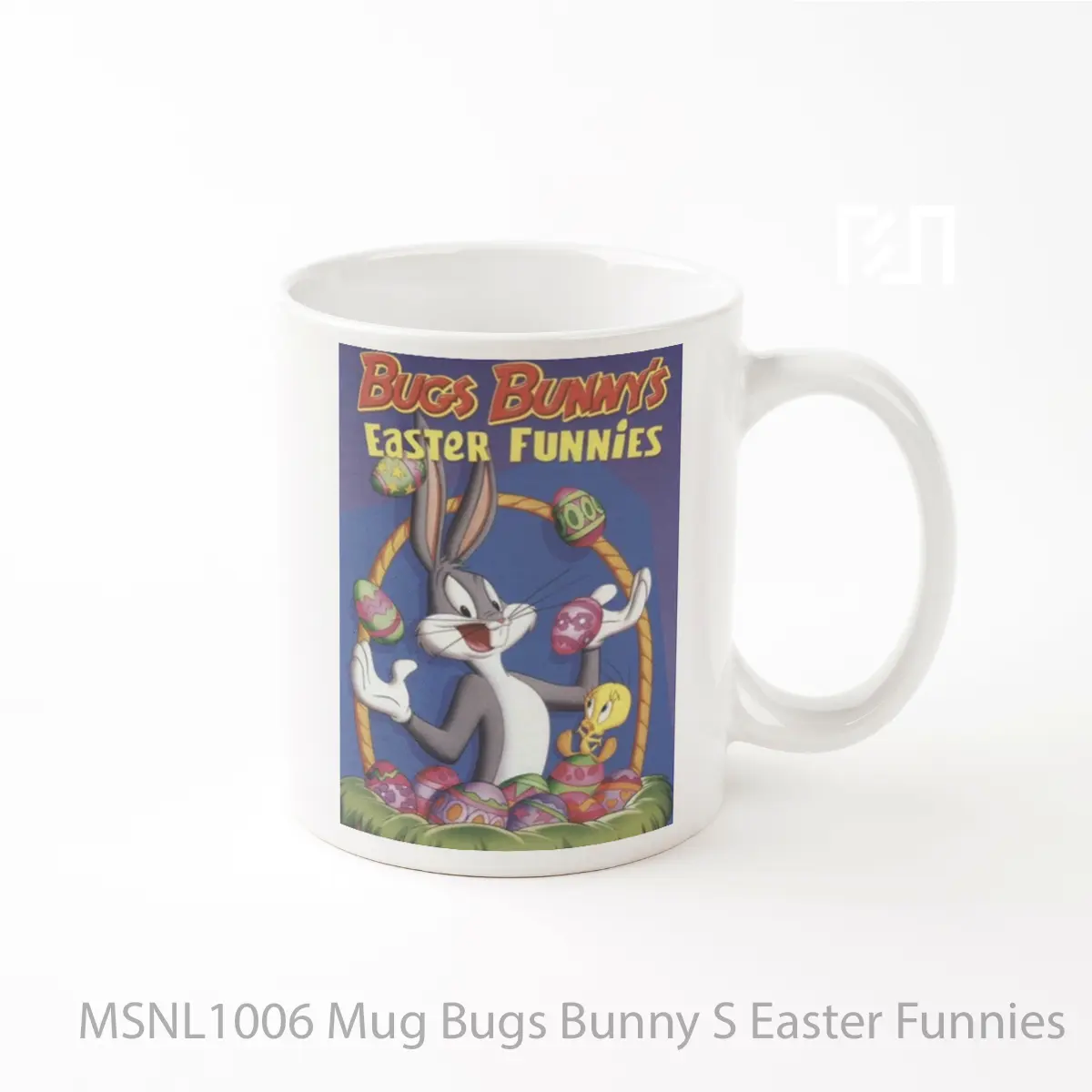 Mug Bugs Bunny S Easter Funnies Gelas Keramik Tema Film MSNL1006