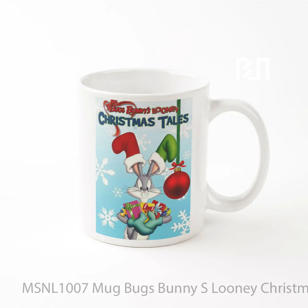 Mug Bugs Bunny S Looney Christmas Tales Gelas Keramik Tema Film MSNL1007