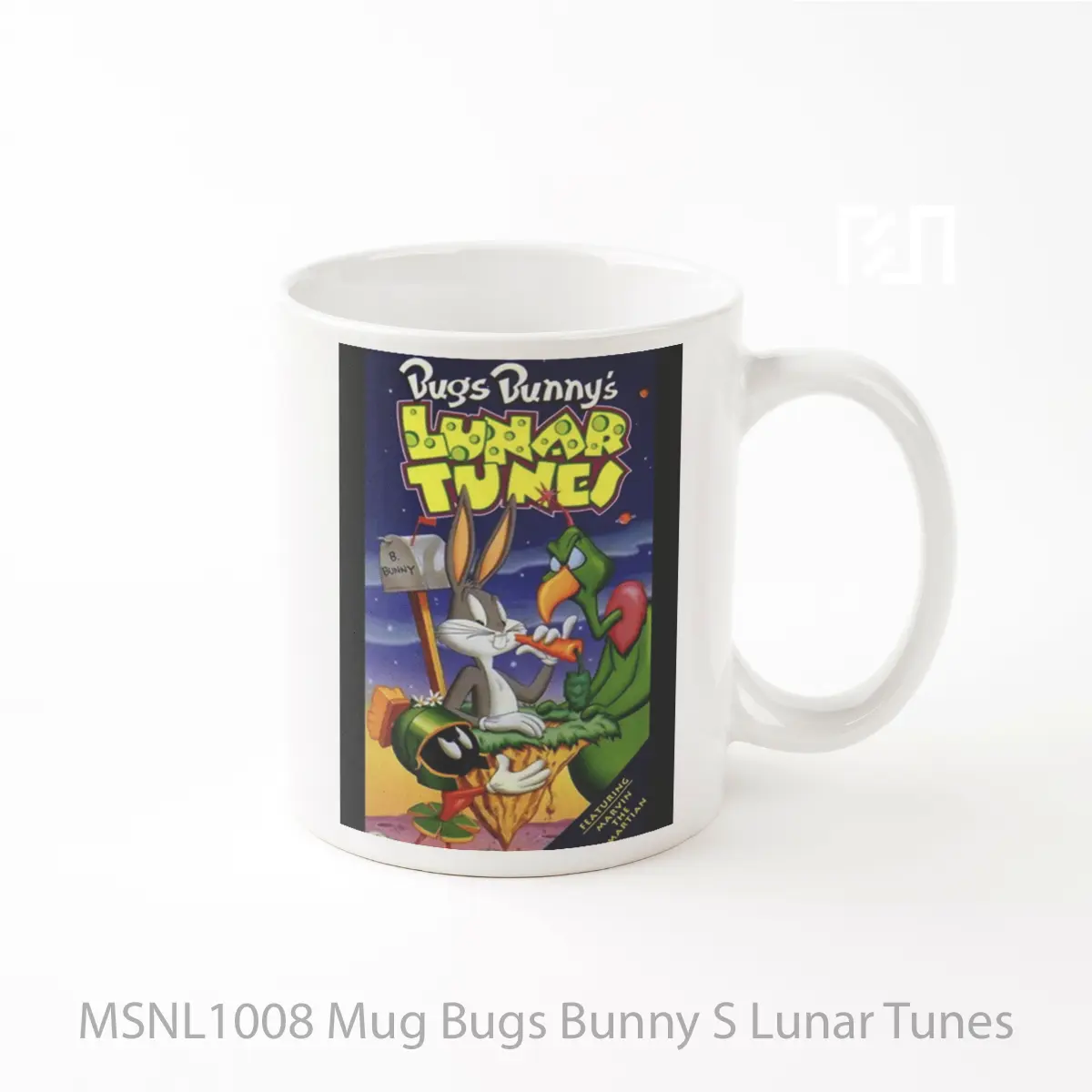 Mug Bugs Bunny S Lunar Tunes Gelas Keramik Tema Film MSNL1008