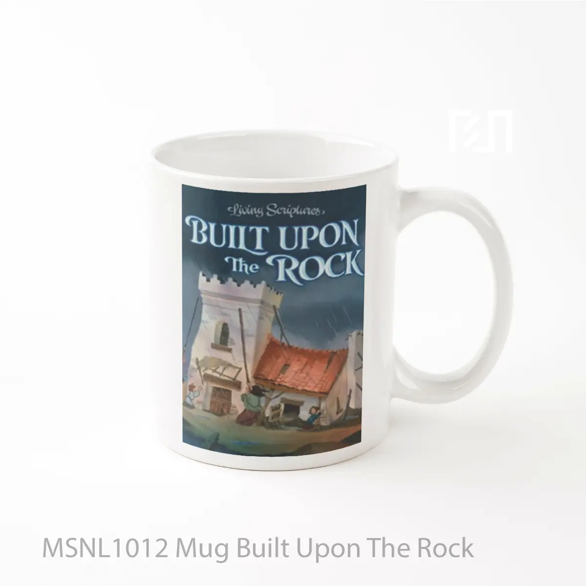 Mug Built Upon The Rock Gelas Keramik Tema Film MSNL1012
