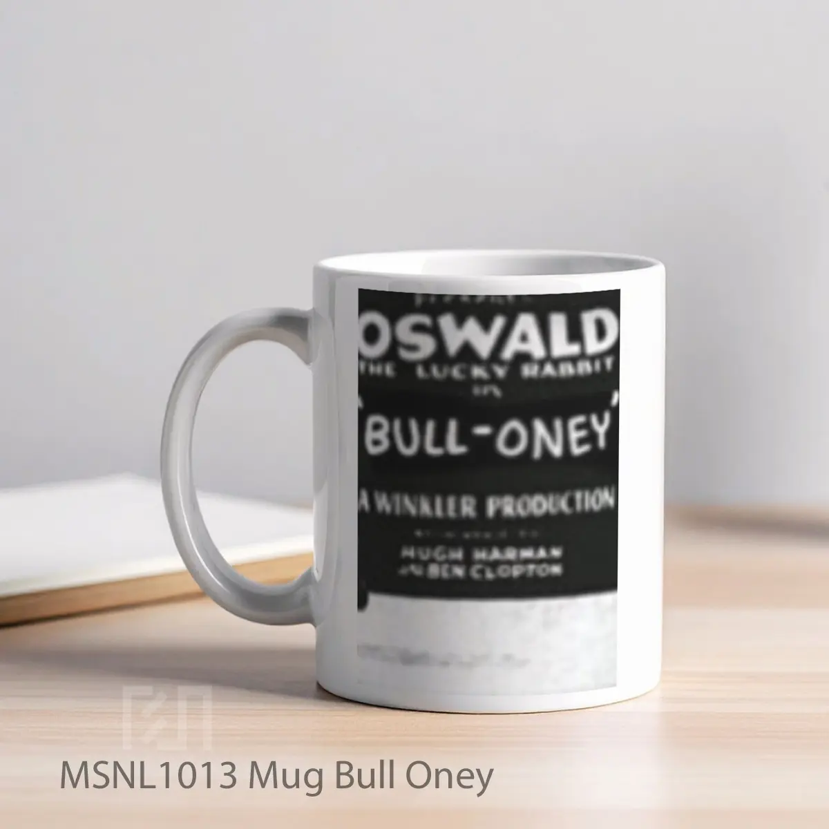 Mug Bull Oney Gelas Keramik Tema Film MSNL1013 - Tampak Kiri