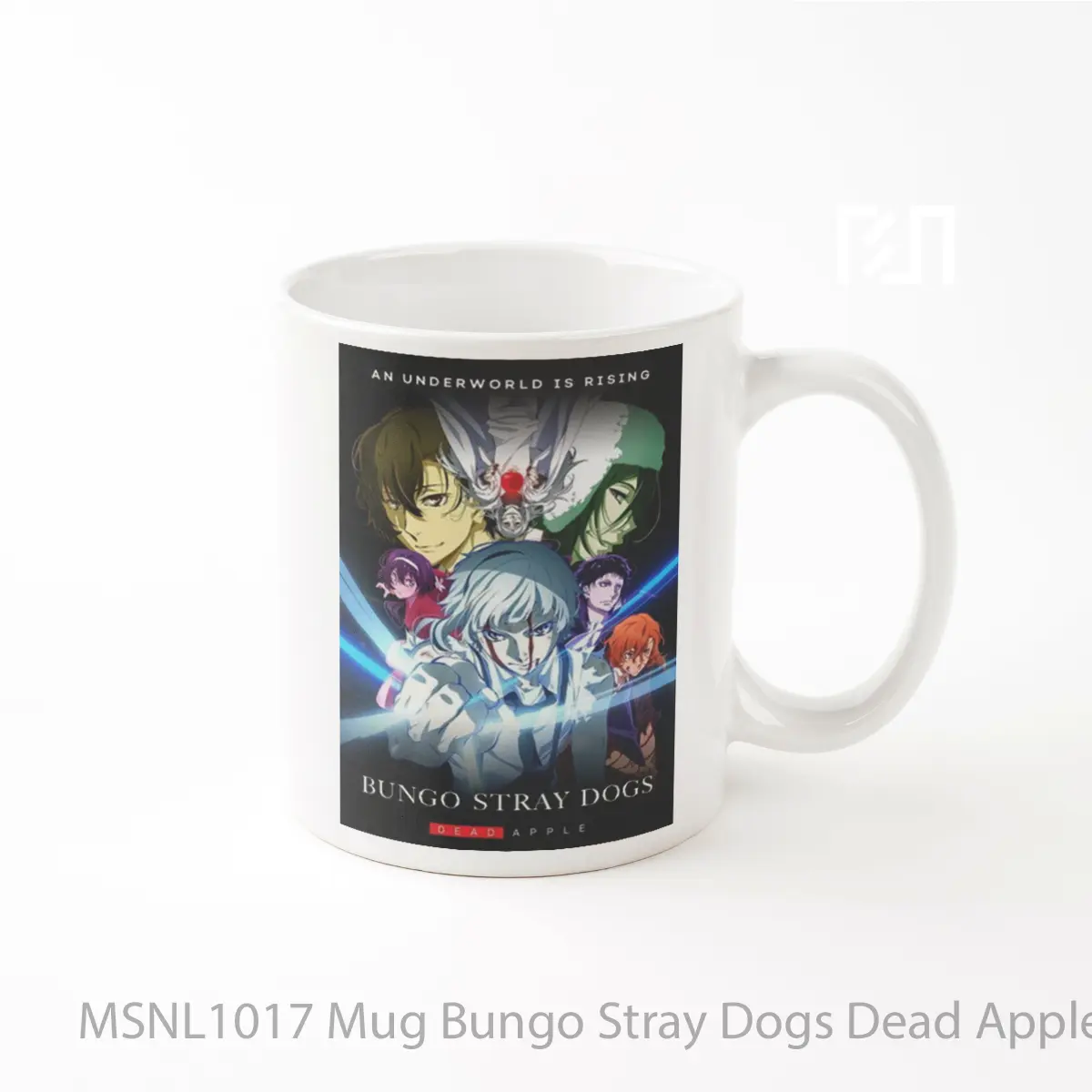 Mug Bungo Stray Dogs Dead Apple Gelas Keramik Tema Film MSNL1017