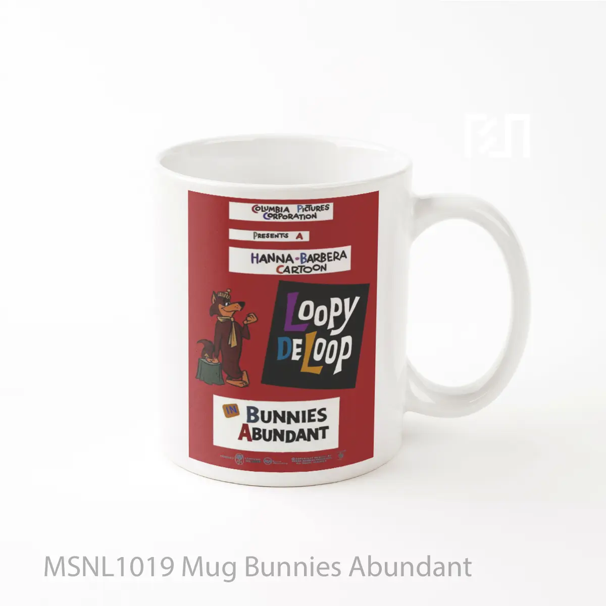 Mug Bunnies Abundant Gelas Keramik Tema Film MSNL1019