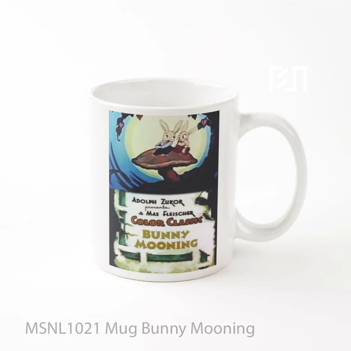 Mug Bunny Mooning Gelas Keramik Tema Film MSNL1021