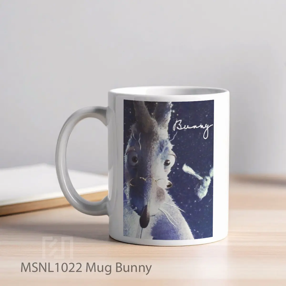 Mug Bunny Gelas Keramik Tema Film MSNL1022 - Tampak Kiri