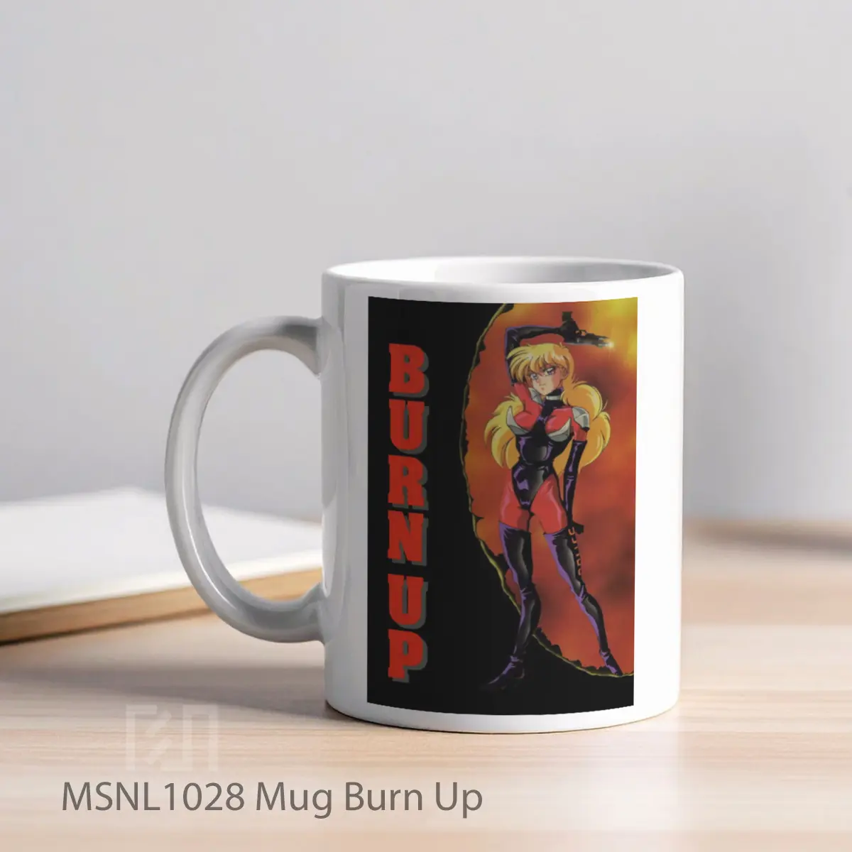 Mug Burn Up Gelas Keramik Tema Film MSNL1028 - Tampak Kiri