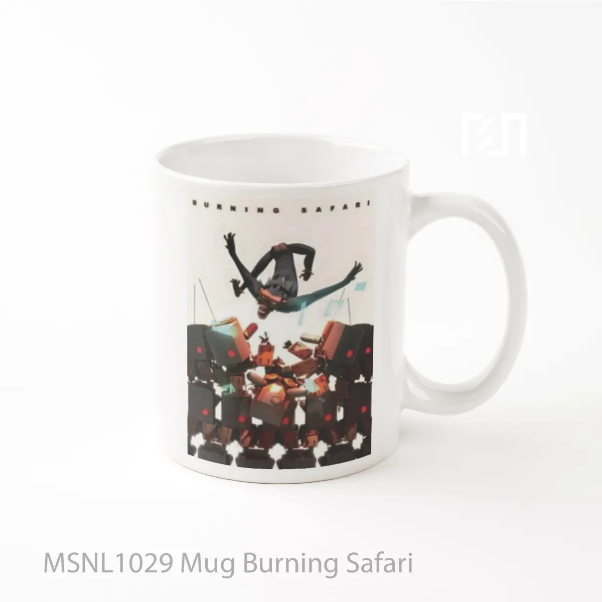 Mug Burning Safari Gelas Keramik Tema Film MSNL1029