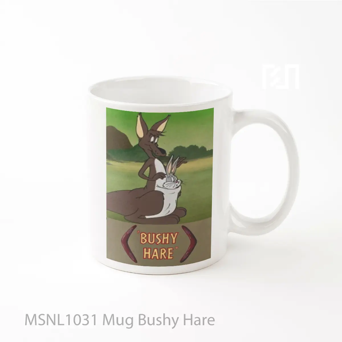 Mug Bushy Hare Gelas Keramik Tema Film MSNL1031