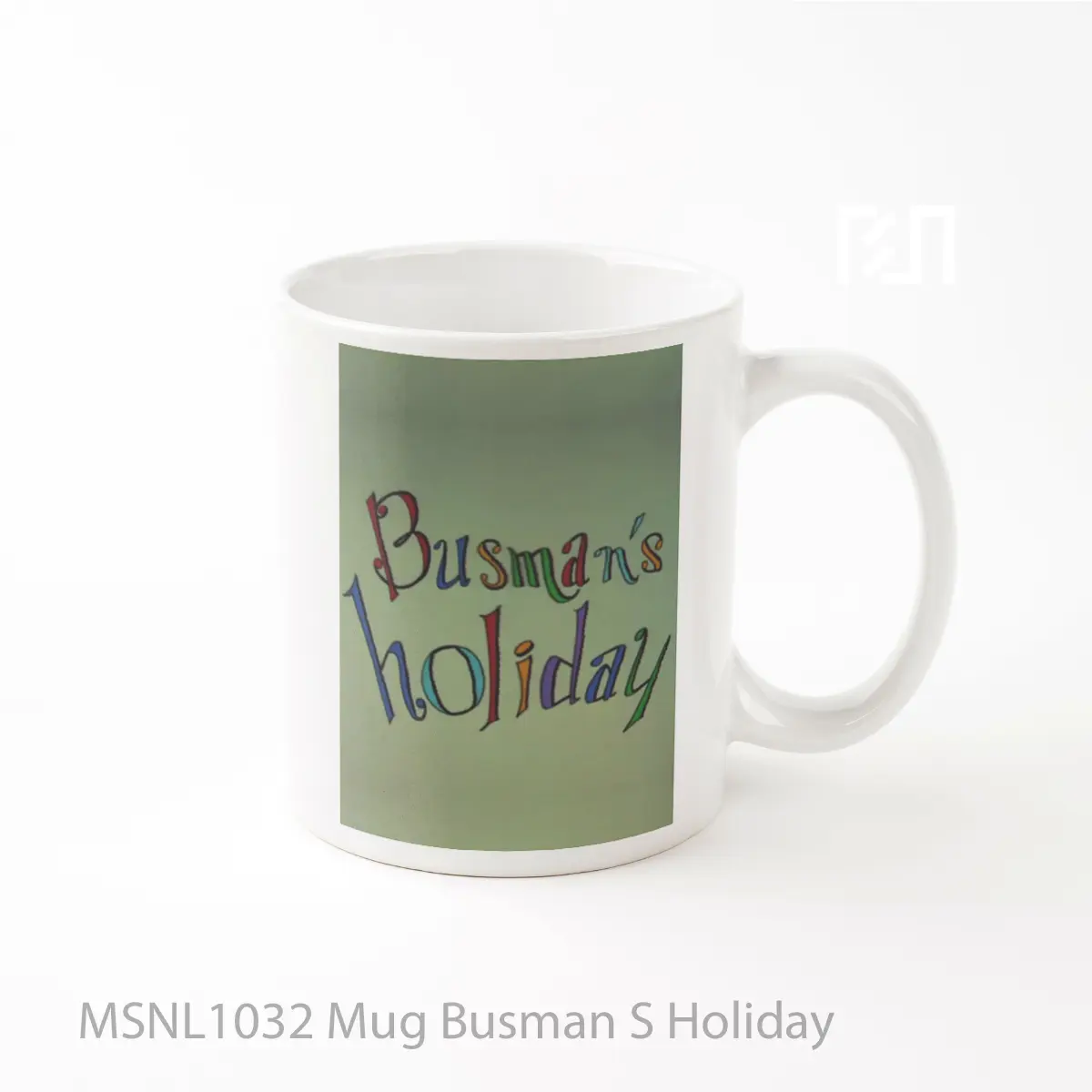 Mug Busman S Holiday Gelas Keramik Tema Film MSNL1032