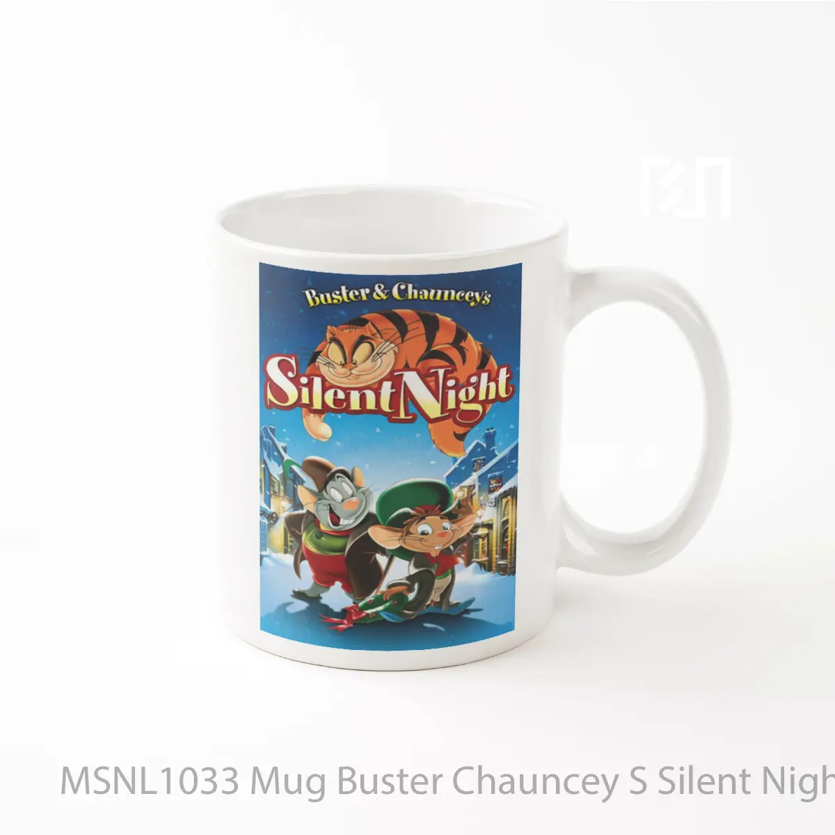 Mug Buster Chauncey S Silent Night Gelas Keramik Tema Film MSNL1033