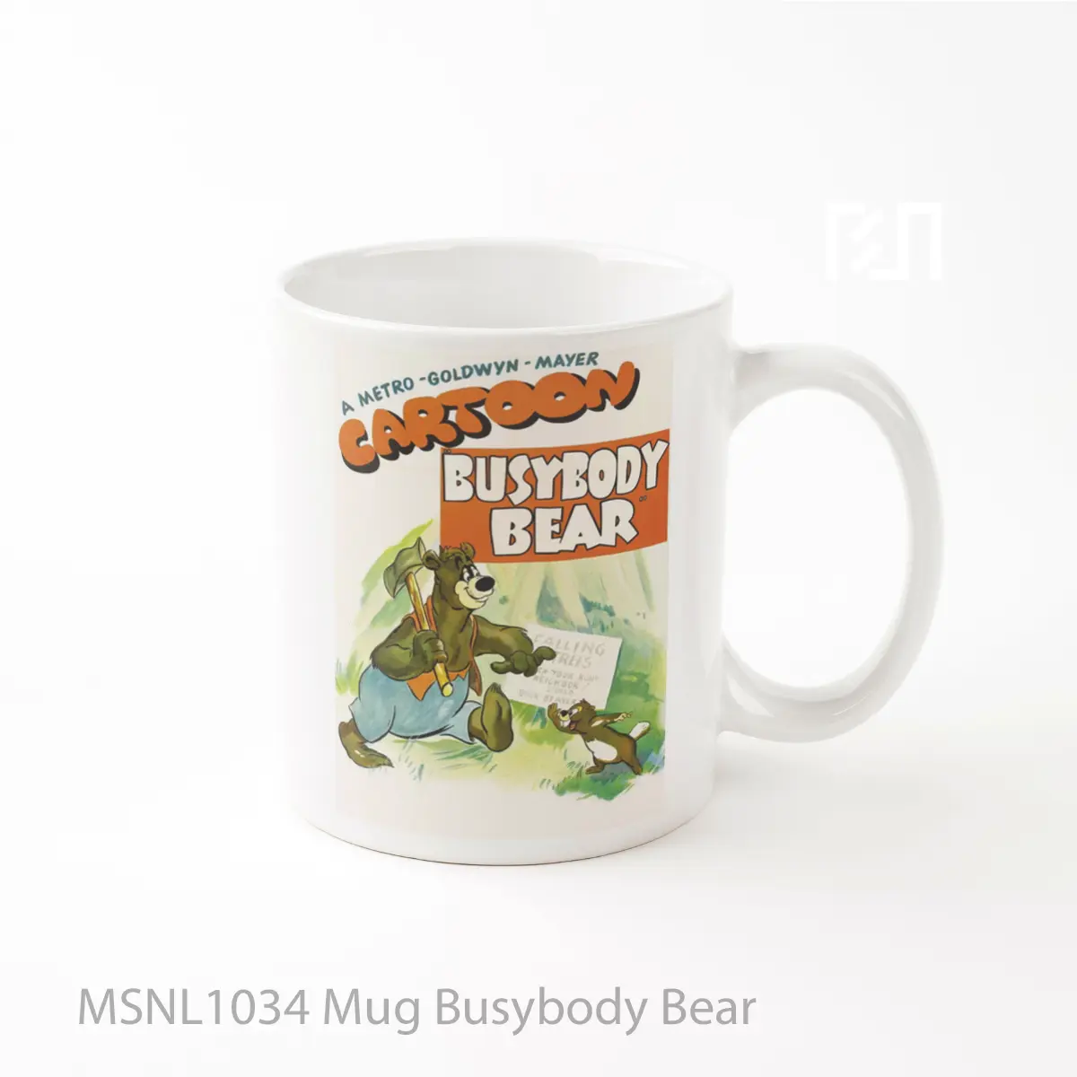 Mug Busybody Bear Gelas Keramik Tema Film MSNL1034