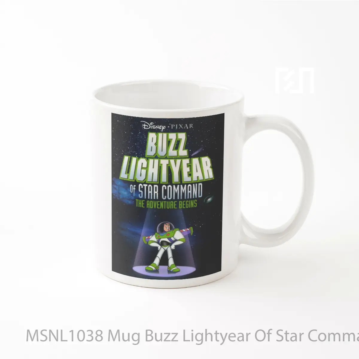 Mug Buzz Lightyear Of Star Command The Adventure Begins Gelas Keramik Tema Film MSNL1038