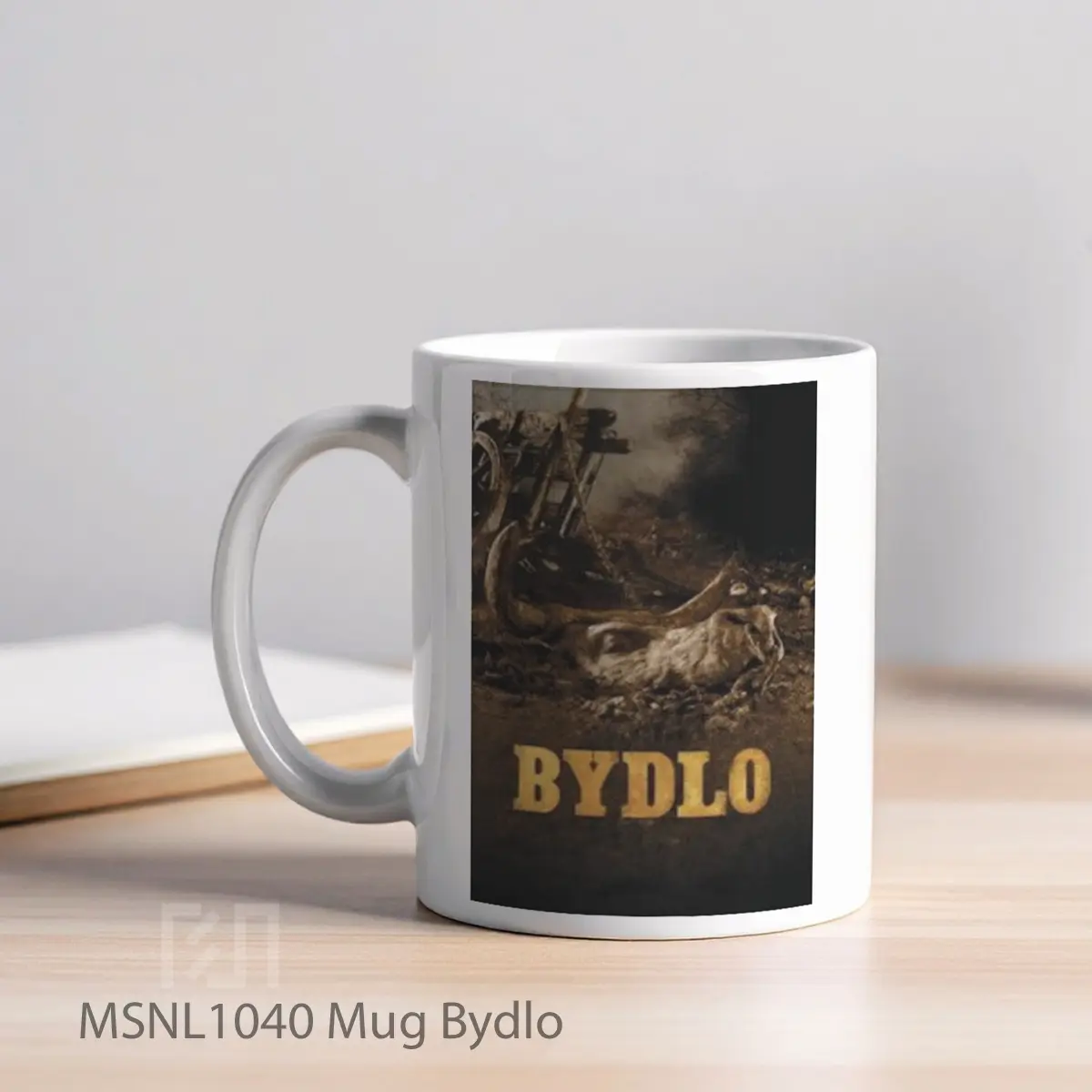 Mug Bydlo Gelas Keramik Tema Film MSNL1040 - Tampak Kiri
