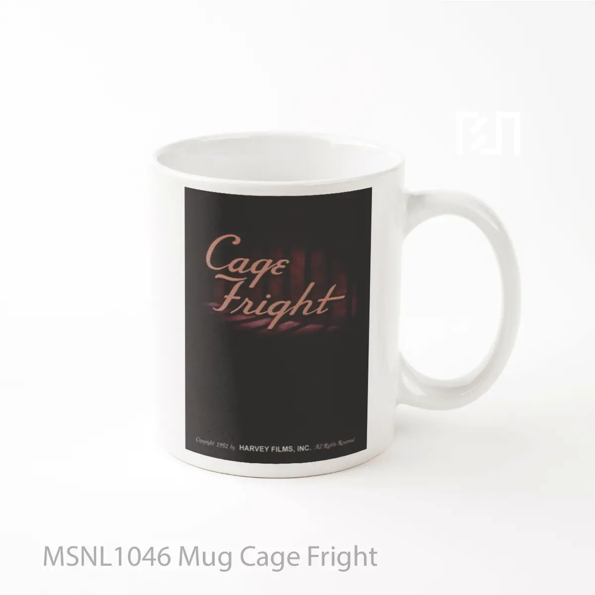 Mug Cage Fright Gelas Keramik Tema Film MSNL1046