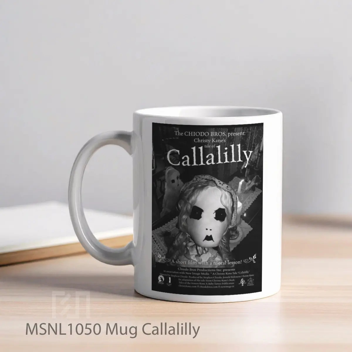 Mug Callalilly Gelas Keramik Tema Film MSNL1050 - Tampak Kiri