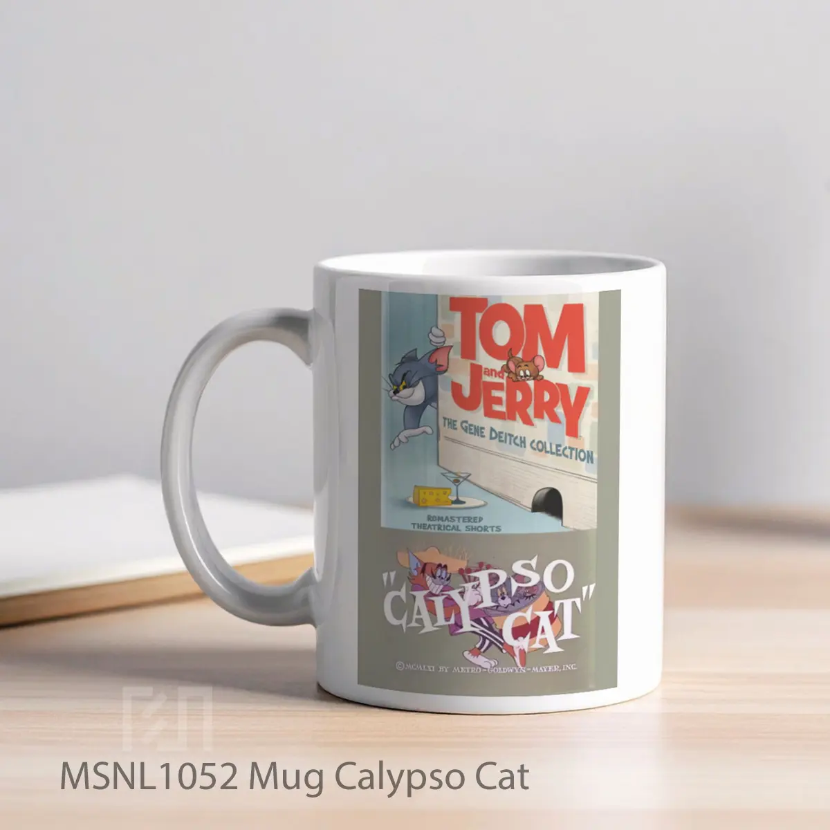 Mug Calypso Cat Gelas Keramik Tema Film MSNL1052 - Tampak Kiri