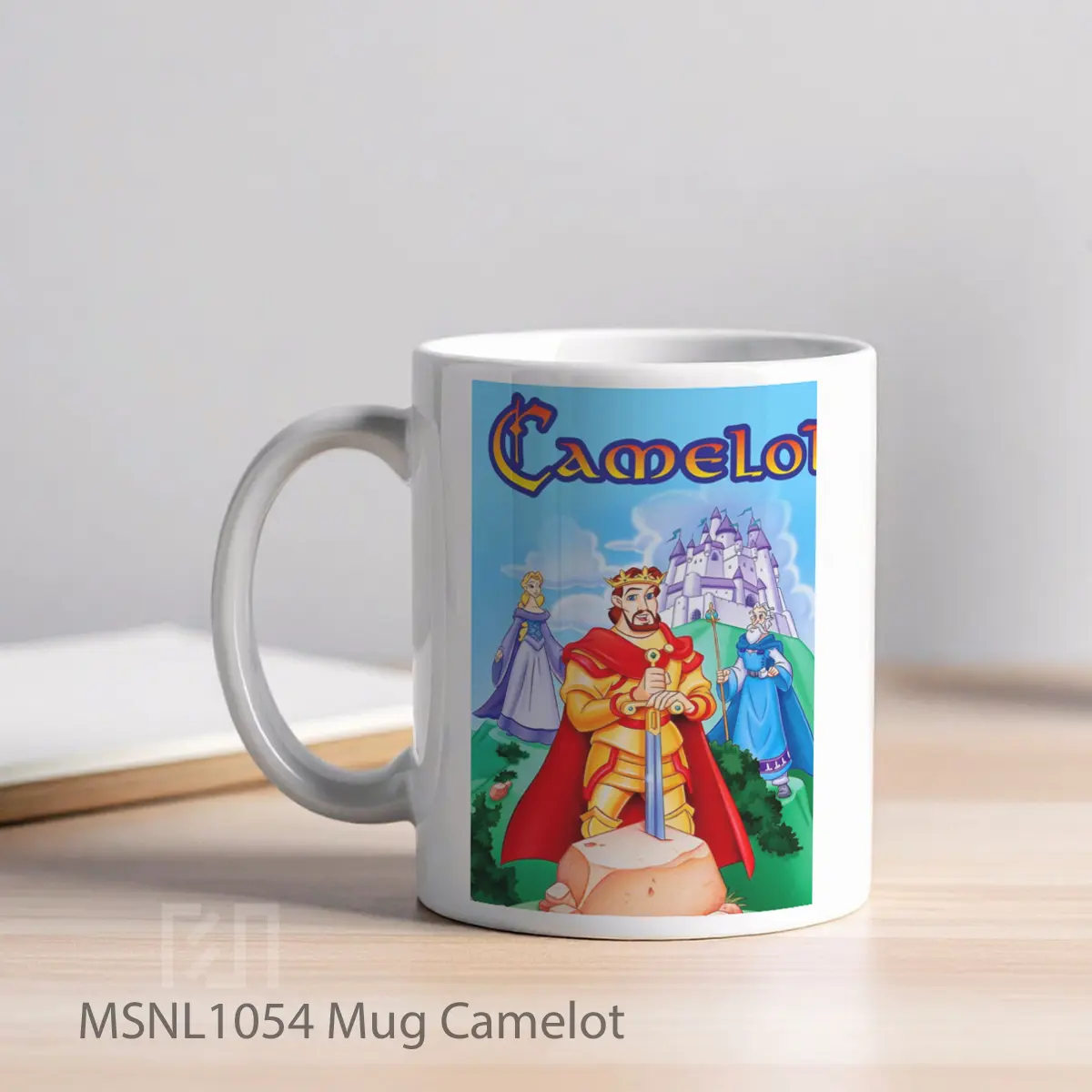 Mug Camelot Gelas Keramik Tema Film MSNL1054 - Tampak Kiri