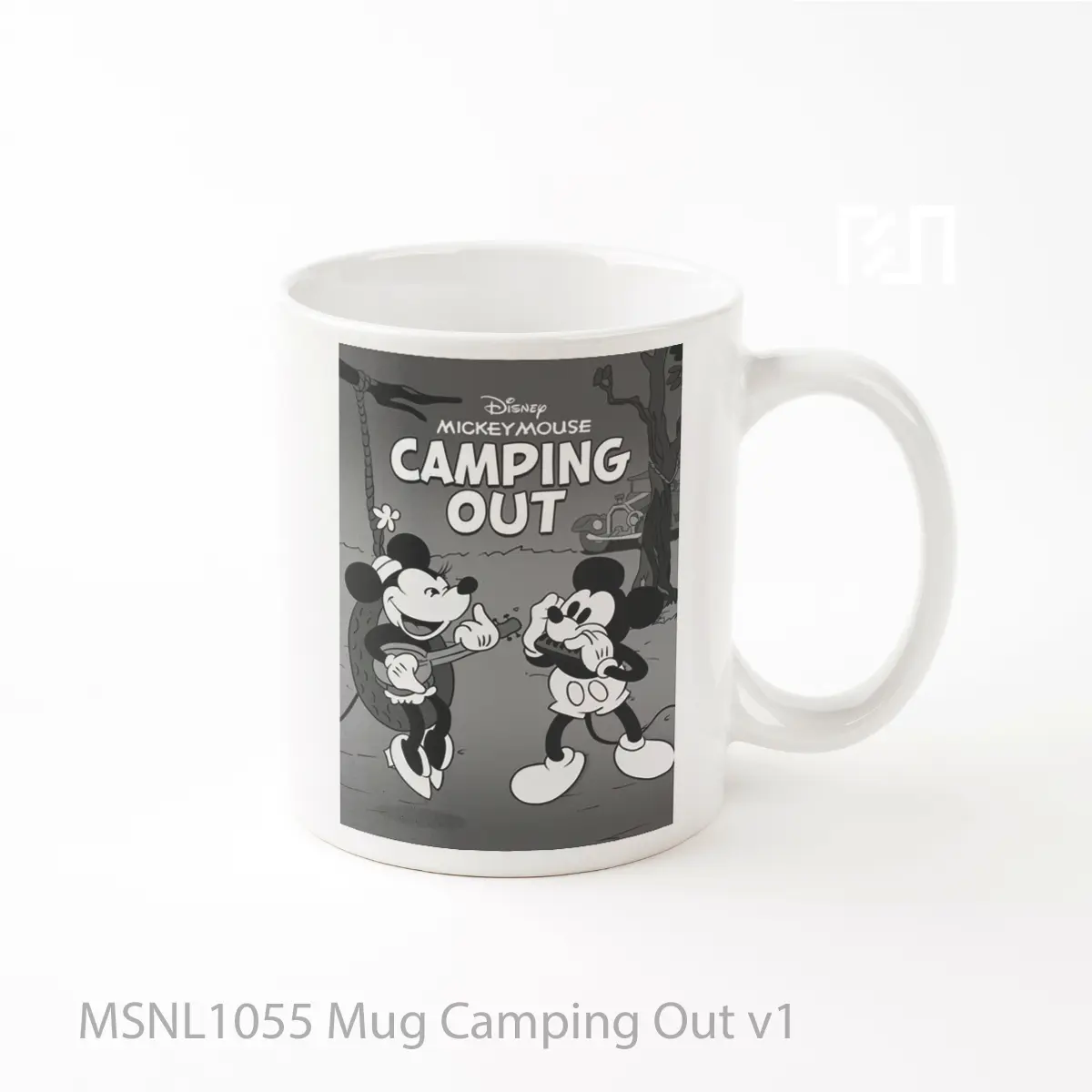 Mug Camping Out V1 Gelas Keramik Tema Film MSNL1055