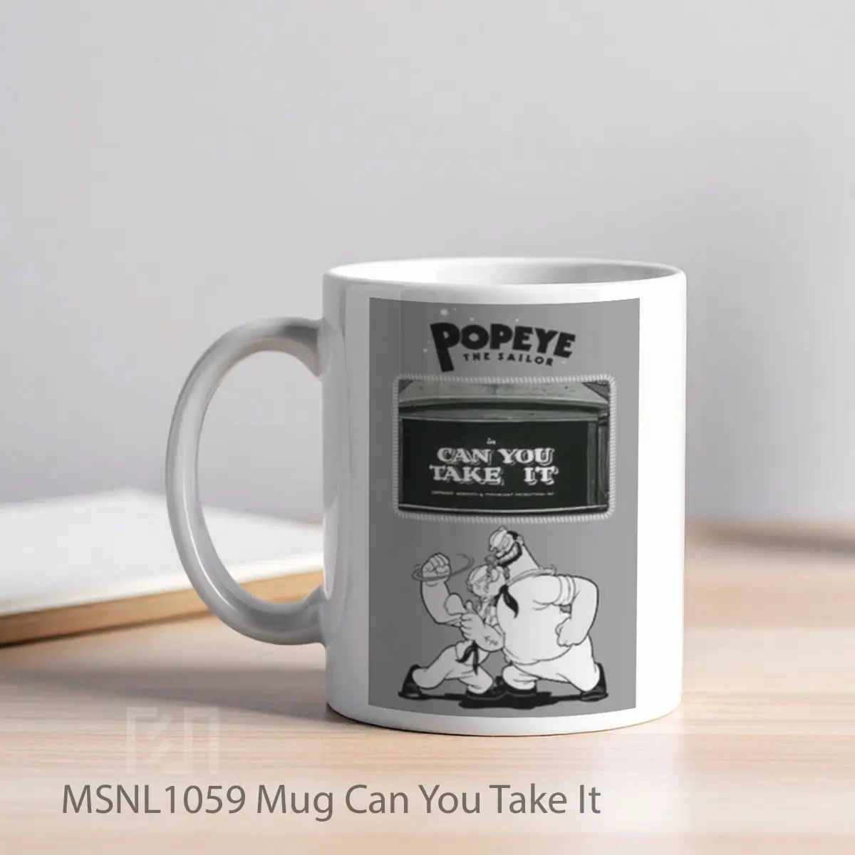 Mug Can You Take It Gelas Keramik Tema Film MSNL1059 - Tampak Kiri