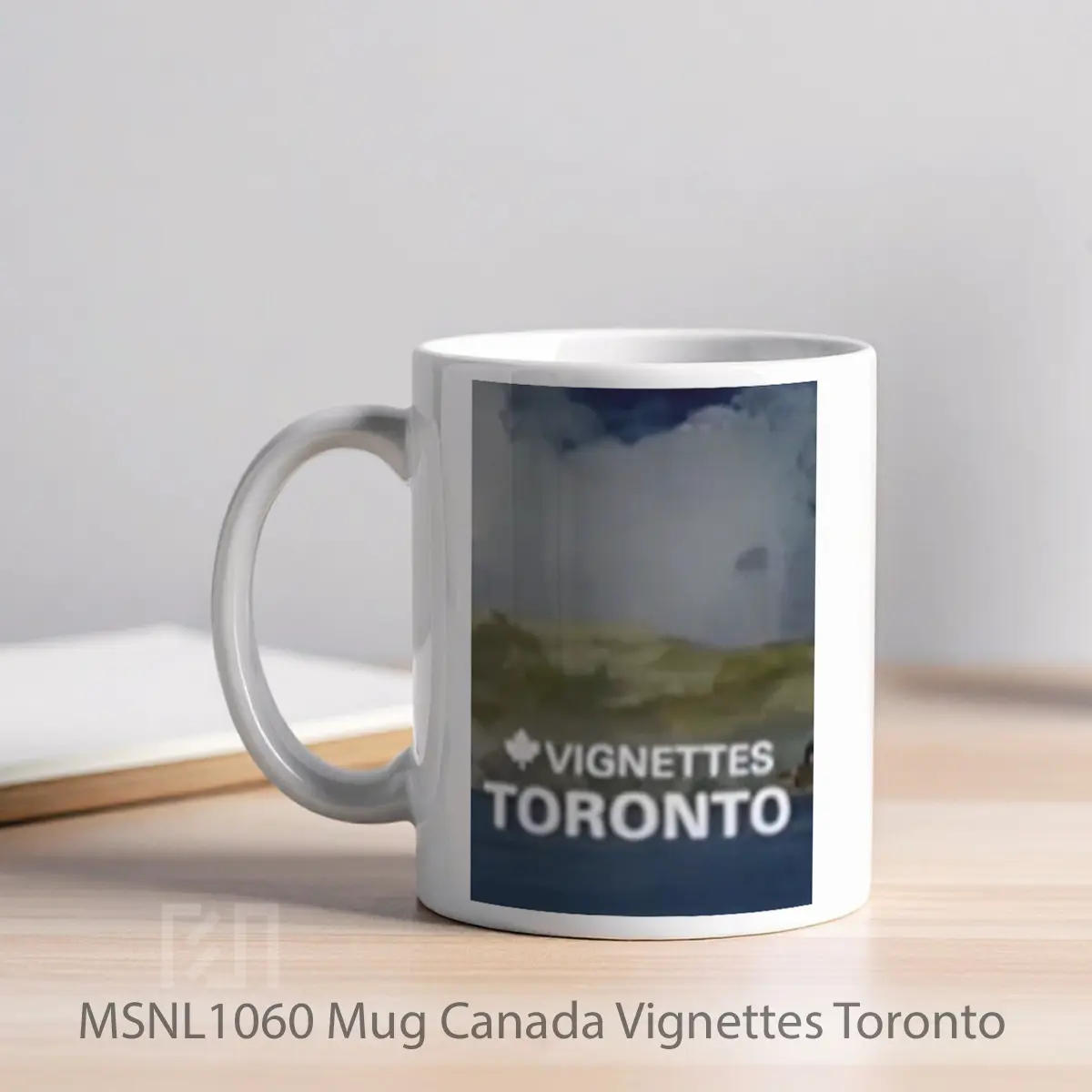 Mug Canada Vignettes Toronto Gelas Keramik Tema Film MSNL1060 - Tampak Kiri