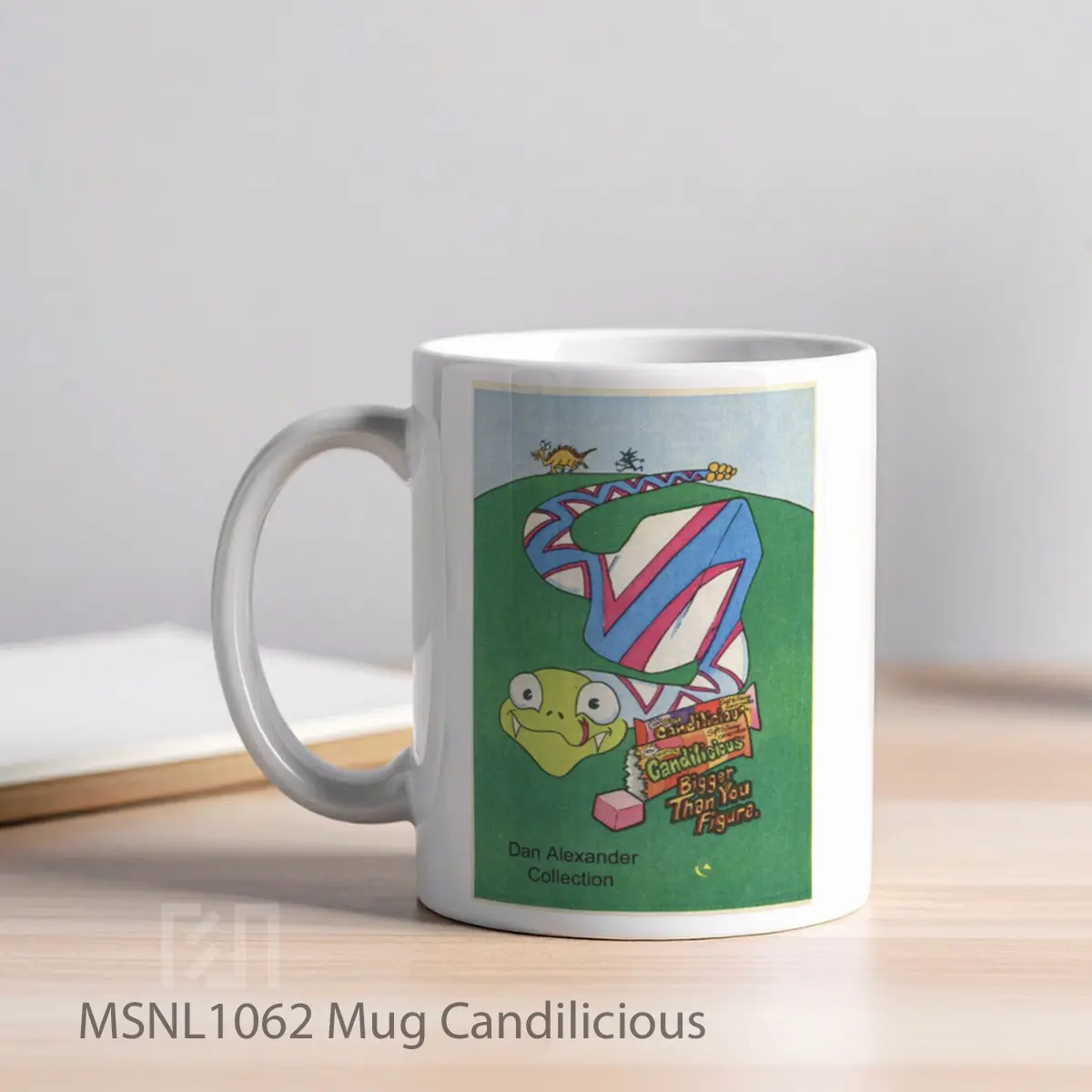 Mug Candilicious Gelas Keramik Tema Film MSNL1062 - Tampak Kiri