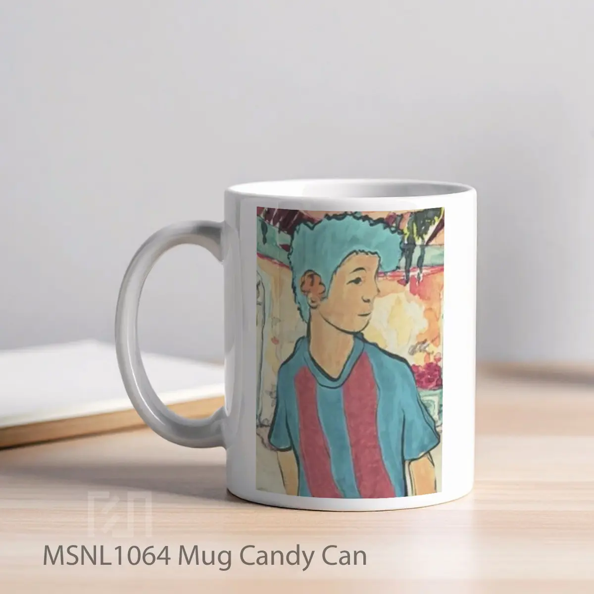 Mug Candy Can Gelas Keramik Tema Film MSNL1064 - Tampak Kiri