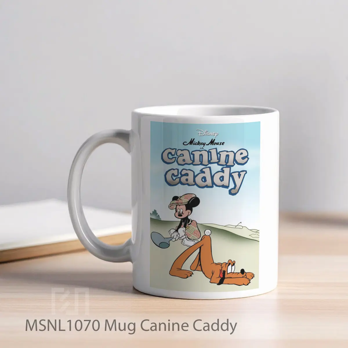 Mug Canine Caddy Gelas Keramik Tema Film MSNL1070 - Tampak Kiri