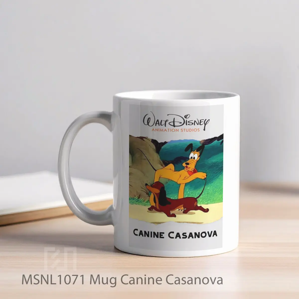 Mug Canine Casanova Gelas Keramik Tema Film MSNL1071 - Tampak Kiri