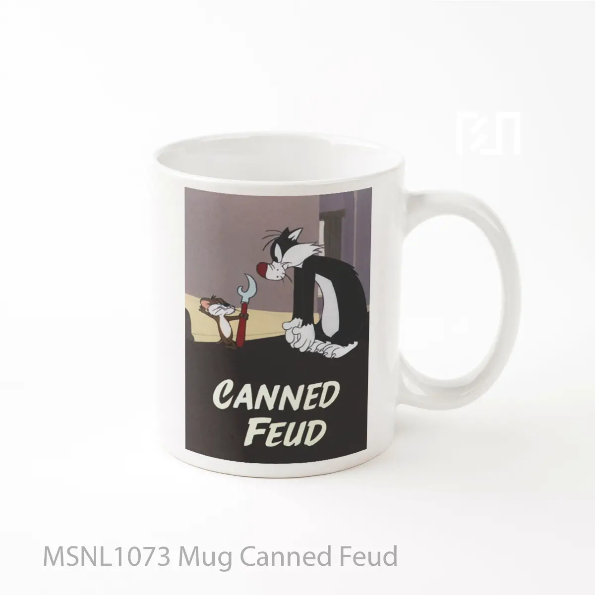 Mug Canned Feud Gelas Keramik Tema Film MSNL1073