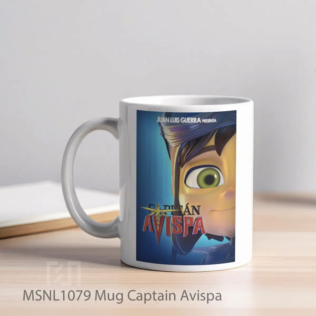 Mug Captain Avispa Gelas Keramik Tema Film MSNL1079 - Tampak Kiri
