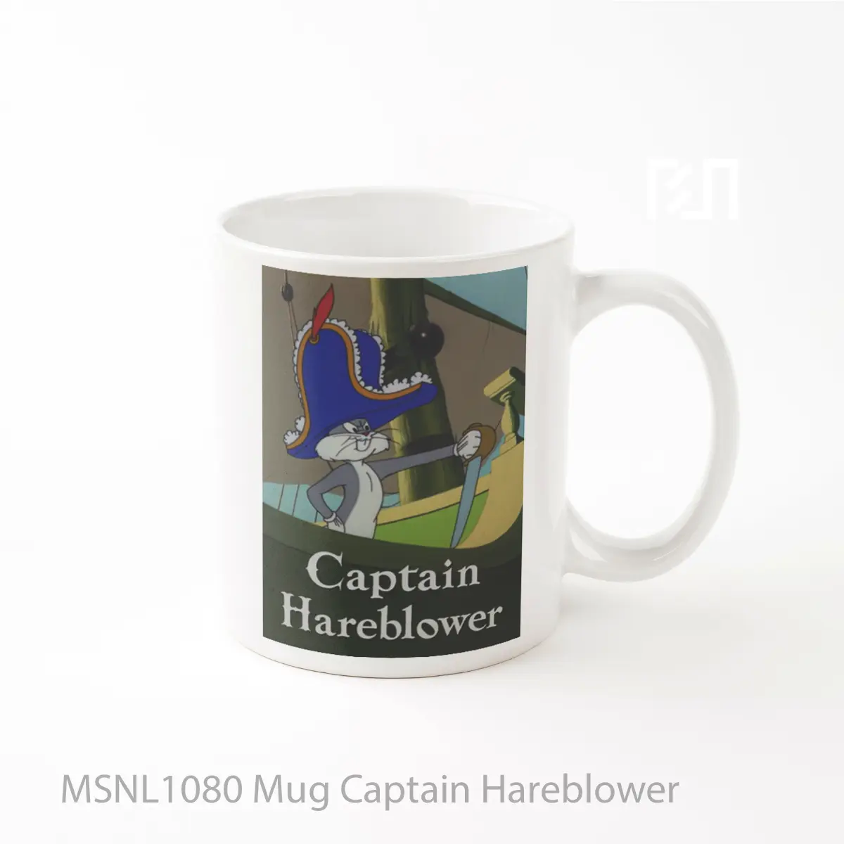 Mug Captain Hareblower Gelas Keramik Tema Film MSNL1080